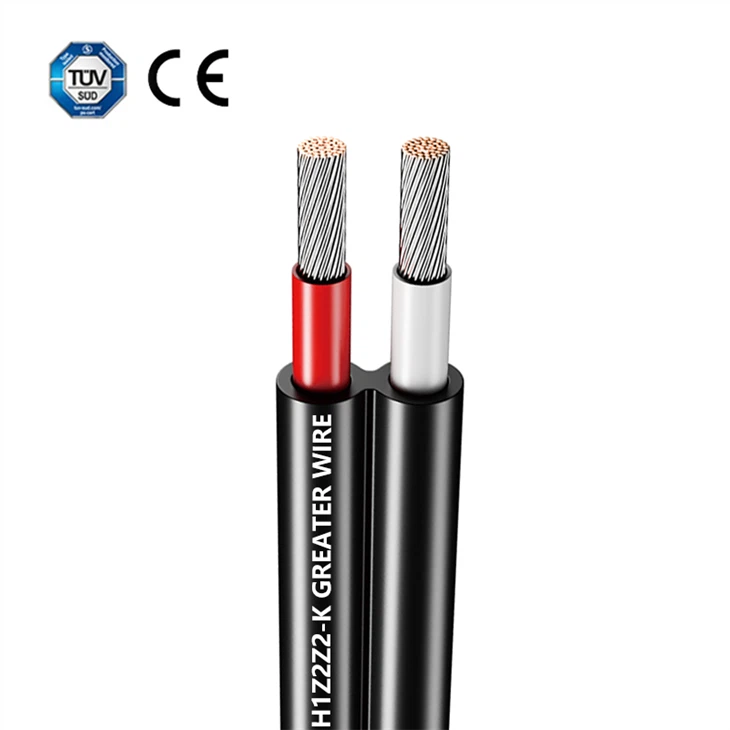 4mm dvojjadrový DC solárny kábel