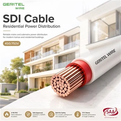 Priemyselný drôt SDI pre distribúciu energie závodov a zariadení