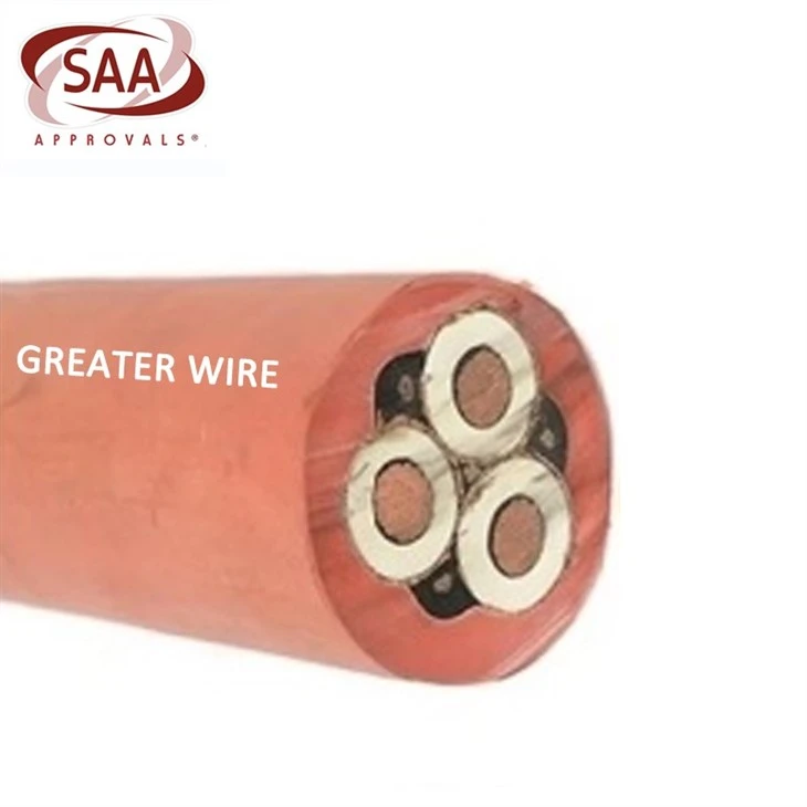 Type 440 1.1 To 22KV Dragline Mining Power Cable AS/NZS 2802